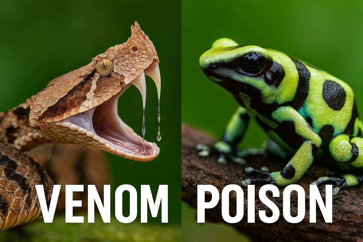 Venom Vs. Poison: The Shocking Truth About Nature’s Deadliest Creatures
